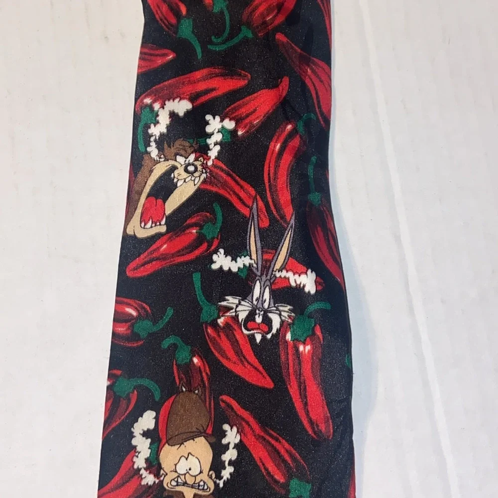 Vintage Loony Tunes Mania 1996 Speedy Gonzales, Yosemite Sam, Elmer Fudd tie